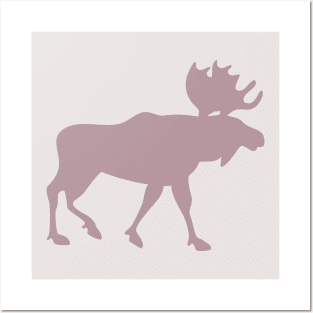 Moose (Rustic) Posters and Art